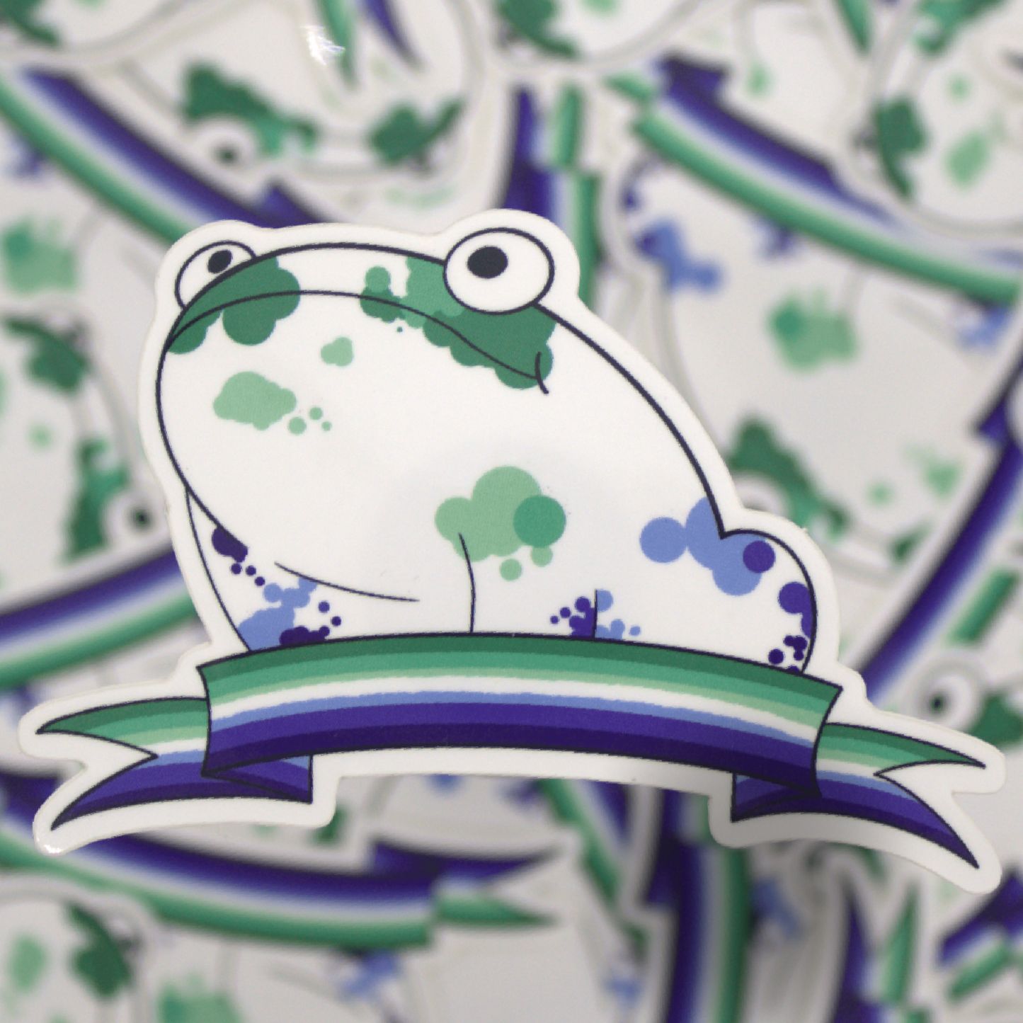 MLM Pride Frog Sticker